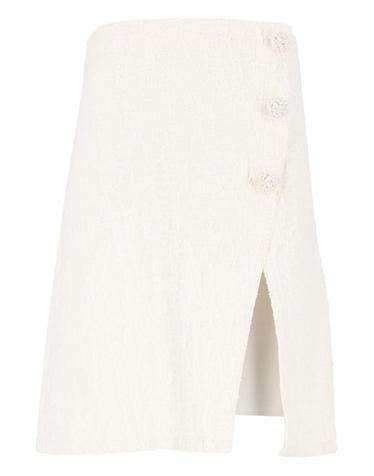[해외직구][A94]셀프포트레이트 AW26 812SK CCREAM 여성 스커트 치마 SELF PORTRAIT SELF PORTRAIT Midi Skirt