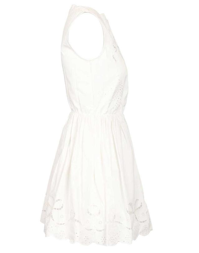 셀프 포트레이트 [해외직구][A94]셀프포트레이트 AC26 034S WWHITE 여성 원피스 드레스 SELF PORTRAIT SELF PORTRAIT White Mini Dress 착용컷