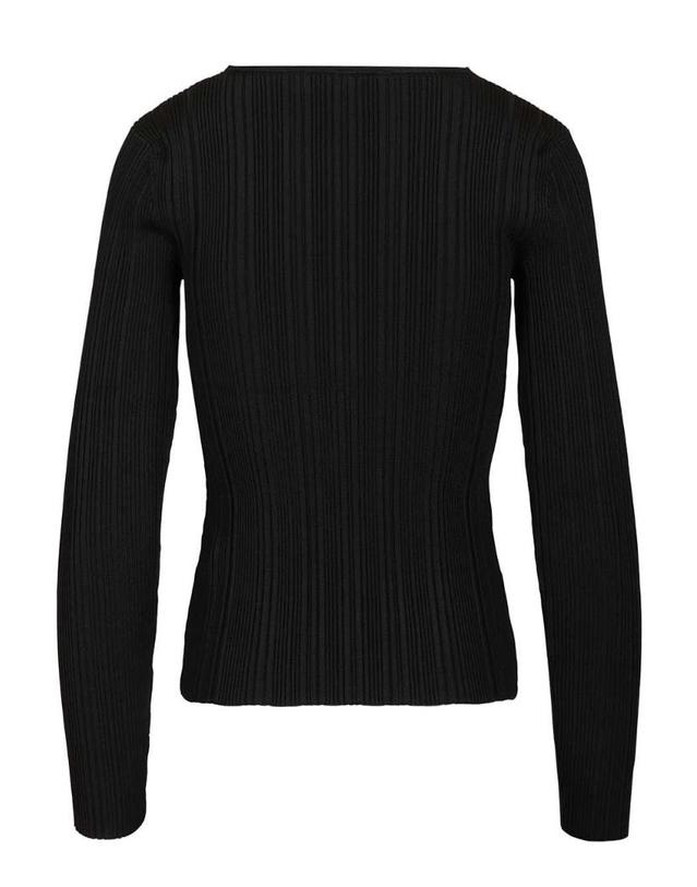 셀프 포트레이트 [해외직구][A94]셀프포트레이트 AW25 042T BBLACK 여성 티셔츠 탑 민소매 SELF PORTRAIT SELF PORTRAIT Knitted Top With Lace 착용컷
