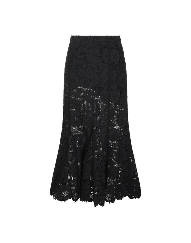 셀프 포트레이트 [해외직구][B47]셀프포트레이트 AW26049MSKB 여성 스커트 치마 BLACK LACE LONG SKIRT 착용컷
