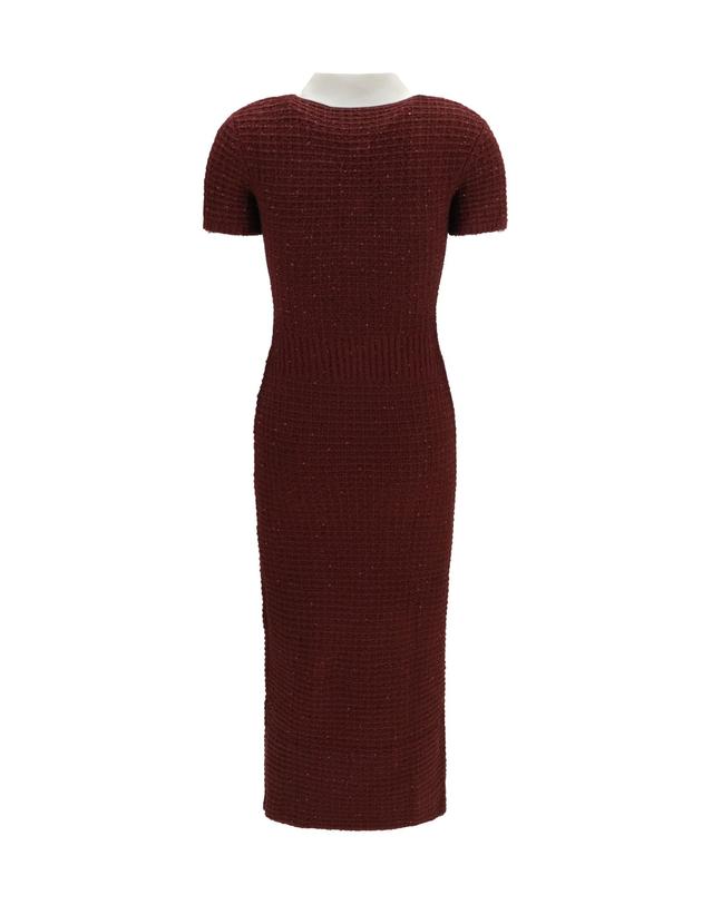 셀프 포트레이트 [해외직구][K68]셀프포트레이트 SC26091MBU BURGUNDY 여성 원피스 롱 미디 미니 드레스 Knit midi Dress with statement buttons 착용컷