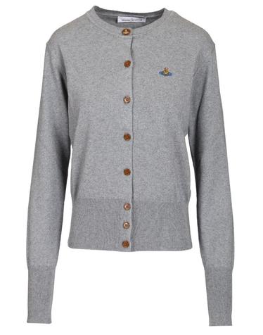 [해외직구][A94]비비안웨스트우드 1803002P Y001V P001 여성 니트 스웨터 VIVIENNE WESTWOOD VIVIENNE WESTWOOD Bea Cardigan