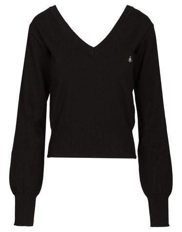 [해외직구][A94]비비안웨스트우드 1803007N Y001V N402 여성 니트 스웨터 VIVIENNE WESTWOOD VIVIENNE WESTWOOD Beatrice Cotton And Cashmere Sweater