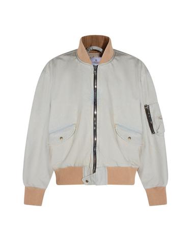 [해외직구][B47]비비안웨스트우드 33040004W01C1B412 남성 데님자켓 청자켓 LIGHT BLUE AND BEIGE COTTON DENIM JACKET
