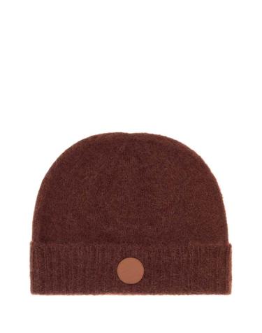 [해외직구][X45]비비안웨스트우드 8102002JK008I D409 여성 모자 버킷햇 비니 캡 Brown alpaca blend Fluffy beanie hat