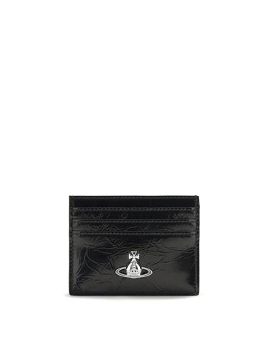 [해외직구][K68]비비안웨스트우드 54030004WL00EO N401 여성 반지갑 장지갑 카드지갑 Leather Card Holder with Orb logo