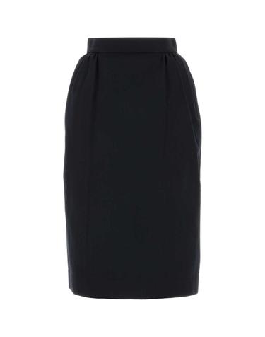 [해외직구][X45]비비안웨스트우드 1K01002OW01NB K410 여성 스커트 치마 롱 미디 미니스커트 Midnight blue cotton blend skirt