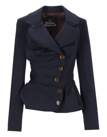 [해외직구][A94]비비안웨스트우드 1401006C W01IO K410 여성 원피스 드레스 VIVIENNE WESTWOOD VIVIENNE WESTWOOD Drunken Tailored Jacket