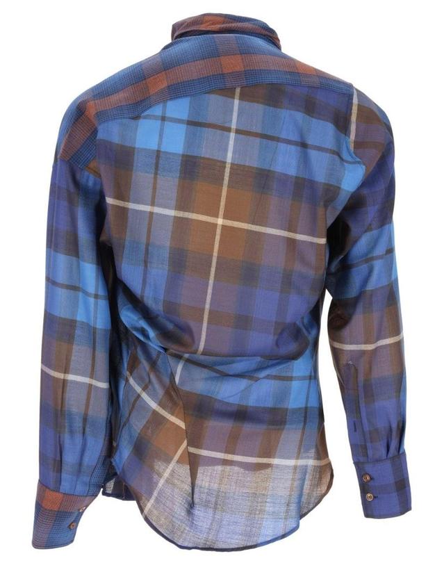 비비안웨스트우드 [해외직구][A94]비비안웨스트우드 35010022 C009X O103 남성 셔츠 VIVIENNE WESTWOOD VIVIENNE WESTWOOD Chaos Shirt 착용컷