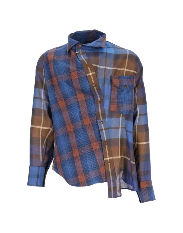 비비안웨스트우드 [해외직구][A94]비비안웨스트우드 35010022 C009X O103 남성 셔츠 VIVIENNE WESTWOOD VIVIENNE WESTWOOD Chaos Shirt 착용컷
