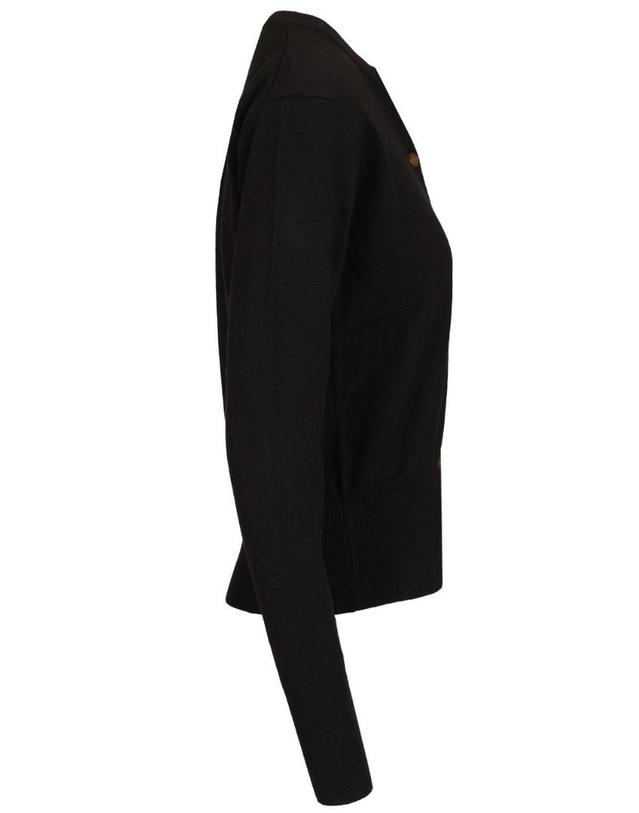 비비안웨스트우드 [해외직구][A94]비비안웨스트우드 1803002P Y001V N402 여성 니트 스웨터 VIVIENNE WESTWOOD VIVIENNE WESTWOOD Bea Cardigan 착용컷