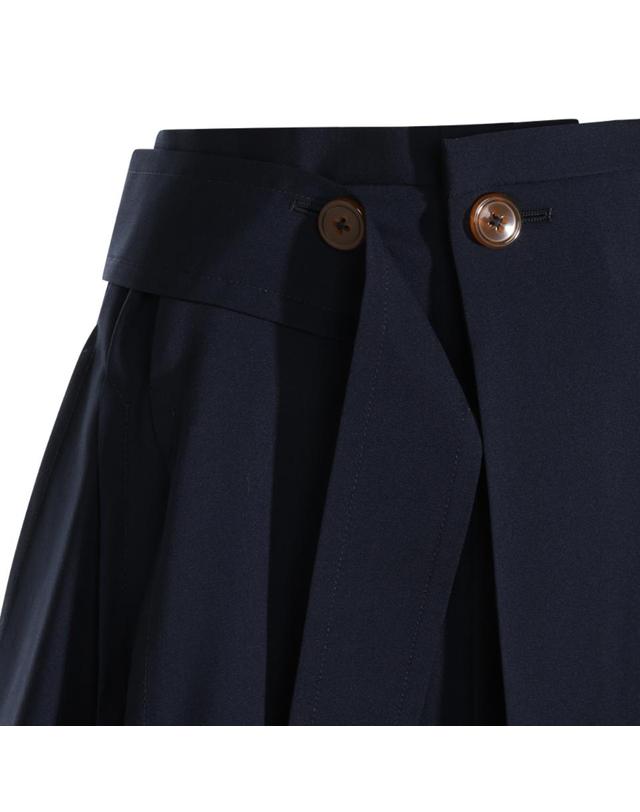 비비안웨스트우드 [해외직구][Q11]비비안웨스트우드 1F020004W01IOK410 여성 스커트 치마 NAVY WOOL MEGHAN SKIRT 착용컷