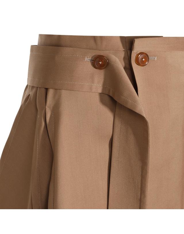 비비안웨스트우드 [해외직구][Q11]비비안웨스트우드 1F020004W01IOC404 여성 스커트 치마 CAMEL WOOL MEGHAN SKIRT 착용컷