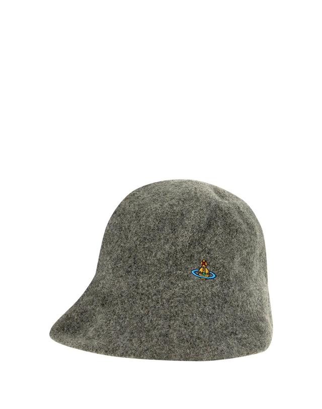 비비안웨스트우드 [해외직구][W63]비비안웨스트우드 8102002KK008A P401 남성 모자 캡 비니 Cappello in lana grigia 착용컷