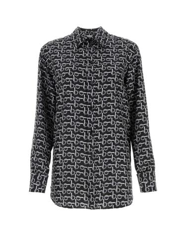 [해외직구][X45]버버리 8090732 B9593 여성 셔츠 남방 블라우스 Printed silk shirt