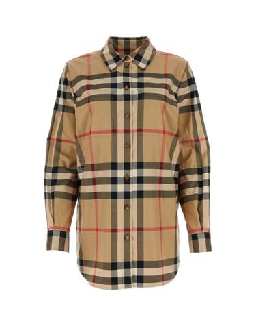 [해외직구][X45]버버리 8071338 A7028 여성 셔츠 남방 블라우스 Embroidered cotton shirt