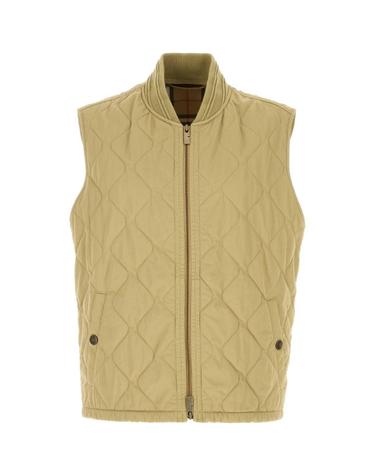 [해외직구][X45]버버리 8110181 C2981 남성 블레이저 봄버 캐주얼자켓 Beige cotton sleeveless jacket