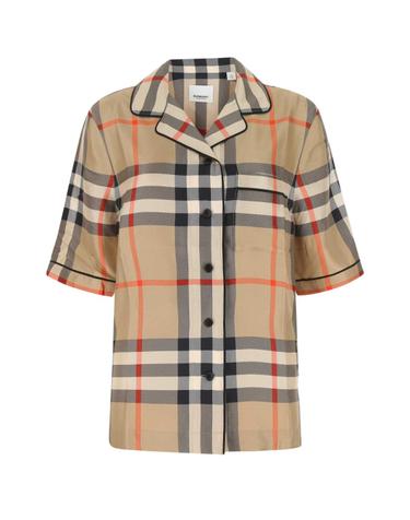 [해외직구][X45]버버리 8052749 A7028 여성 셔츠 남방 블라우스 Printed satin shirt