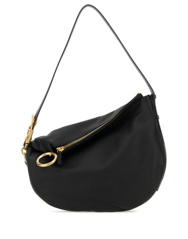 [해외직구][X45]버버리 8075255 A1189 여성 토트백 쇼퍼백 탑핸들백 핸드백 Black leather Knight medium shoulder bag