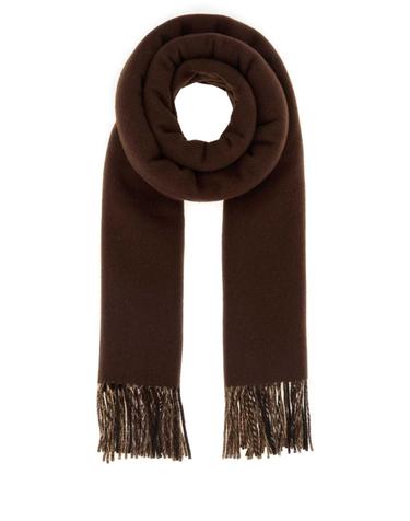 [해외직구][X45]버버리 8113931 A2021 여성 스카프 목도리 폴라드 머플러 Brown cashmere reversible scarf