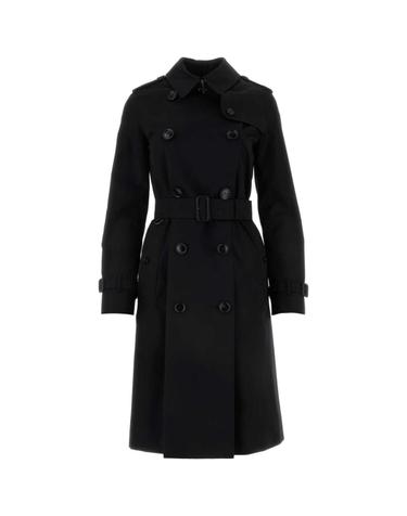 [해외직구][X45]버버리 8079412 A1189 여성 코트 트렌치코트 레인코트 Black gabardine Heritage Kensington trench coat