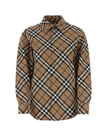 [해외직구][X45]버버리 8093314 C1202 여성 셔츠 남방 블라우스 Embroidered polyester blend shirt