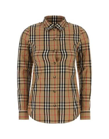 [해외직구][X45]버버리 8111847 A7028 여성 셔츠 남방 블라우스 Embroidered cotton shirt