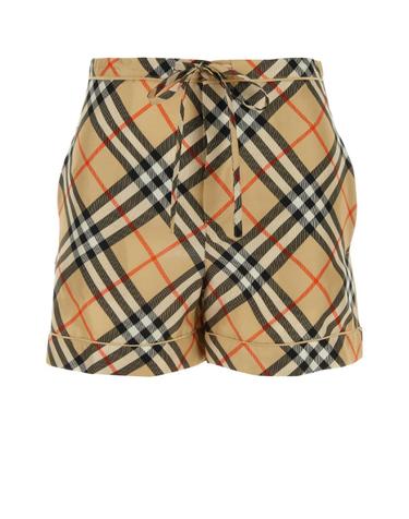 [해외직구][X45]버버리 8094546 B9368 여성 반바지 버뮤다팬츠 숏팬츠 쇼츠 Printed silk shorts