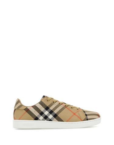 [해외직구][X45]버버리 8118855 B9368 여성 스니커즈 단화 운동화 로우탑 하이탑 Embroidered canvas Set sneakers