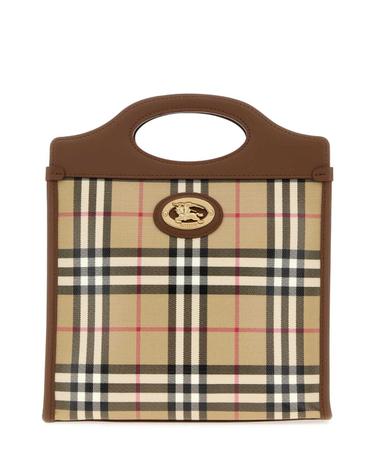 [해외직구][X45]버버리 8128442 A7026 여성 토트백 쇼퍼백 탑핸들백 핸드백 Coated canvas mini Pocket handbag