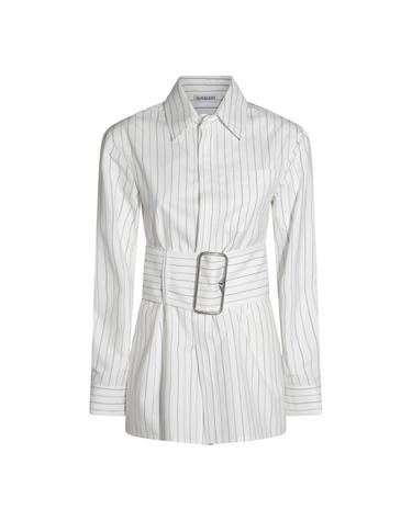 [해외직구][B47]버버리 8103514C2053 여성 셔츠 남방 블라우스 WHITE COTTON SHIRT