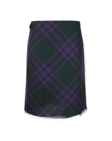 [해외직구][B47]버버리 8078013B7984 여성 스커트 치마 DEEP ROYAL IP CHECK WOOL SKIRT