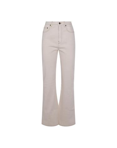 [해외직구][B47]버버리 8118523C3997 여성 데님 청바지 바지 WHITE COTTON JEANS