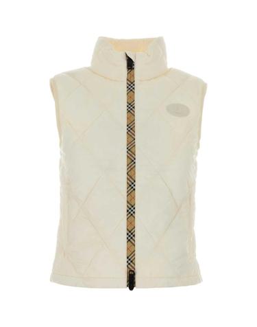 [해외직구][X45]버버리 8127011 C6056 여성 자켓 베스트 블레이저 봄버 데님 Ivory nylon Cheswick vest