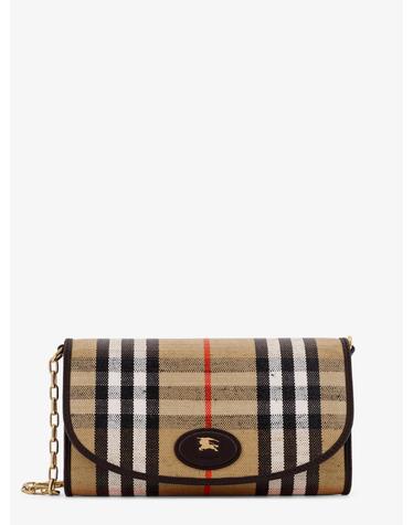 [해외직구][N85]버버리 8112274 여성 크로스백 숄더백 쇼퍼백 BURBERRY Coated canvas crossbody bag with check pattern