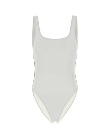 [해외직구][X45]버버리 8126402 B7078 여성 수영복 비키니 커버업 스윔웨어 White stretch nylon swimsuit