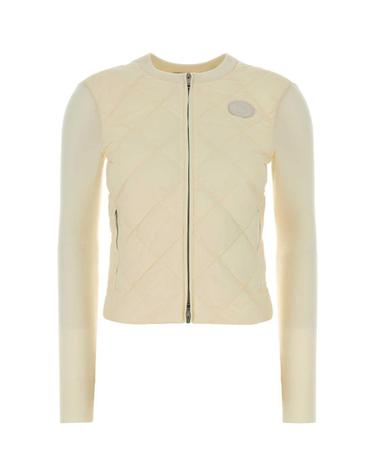 [해외직구][X45]버버리 8127015 C3997 여성 자켓 베스트 블레이저 봄버 데님 Ivory nylon and wool jacket