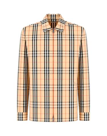[해외직구][W63]버버리 8129460 B9368 남성 셔츠 남방 Camicia in misto cotone con stampa