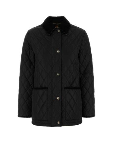 [해외직구][X45]버버리 8107463 C1900 여성 자켓 베스트 블레이저 봄버 데님 Black nylon jacket