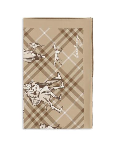 [해외직구][K68]버버리 8131637 C5055 여성 스카프 목도리 폴라드 머플러 Check silk Twill Scarf