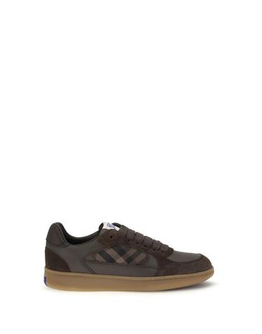[해외직구][K68]버버리 8131050 A1276 남성 스니커즈 단화 로우탑 하이탑 Terrace Check leather and suede Sneakers