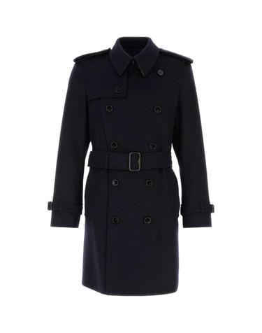 [해외직구][X45]버버리 8135036 A1222 남성 코트 하프 롱 트렌치 오버 Midnight blue cashmere coat