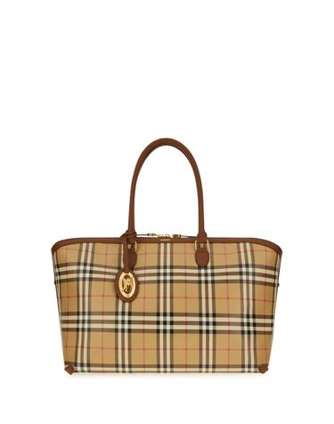[해외직구][W63]버버리 8129035 A7026 여성 토트백 탑핸들백 쇼퍼백 Borsa a spalla in cotone stampato