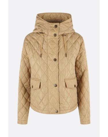 [해외직구][E32]버버리 8113116B8626 여성 자켓 코트 데님 가죽 블레이저 재킷 로고 라이더 BURBERRY Pembroke cropped jacket in quilted nylon