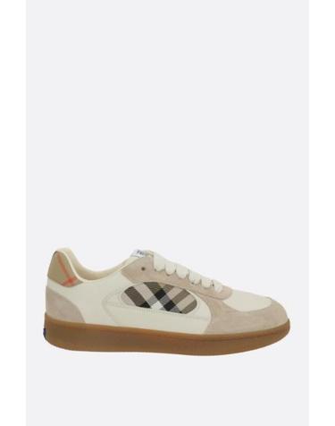 [해외직구][E32]버버리 8127510B5220 남성 로우탑 하이탑 슬립온 스니커즈 단화 에스빠듀 BURBERRY Terrace sneakers in smooth leather and suede