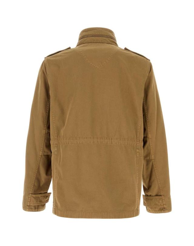 버버리 [해외직구][X45]버버리 8106036 C2234 남성 블레이저 봄버 캐주얼자켓 Camel cotton jacket 착용컷