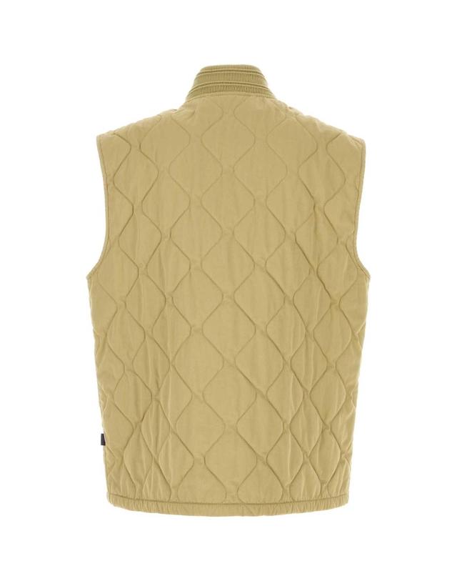 버버리 [해외직구][X45]버버리 8110181 C2981 남성 블레이저 봄버 캐주얼자켓 Beige cotton sleeveless jacket 착용컷