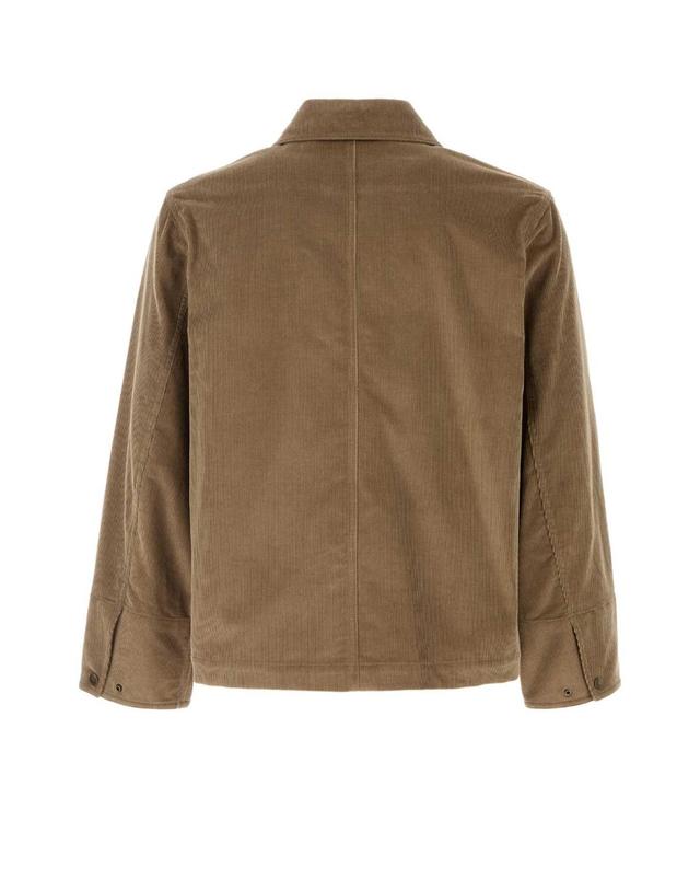 버버리 [해외직구][X45]버버리 8110217 C2386 남성 블레이저 봄버 캐주얼자켓 Khaki corduroy jacket 착용컷