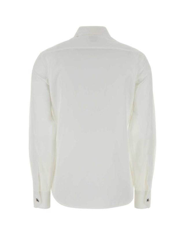 버버리 [해외직구][X45]버버리 8126632 A1462 여성 셔츠 남방 블라우스 White poplin shirt 착용컷
