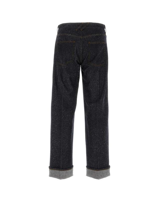 버버리 [해외직구][X45]버버리 8104333R C1765 남성 데님 청바지 진 Melange blue denim jeans 착용컷